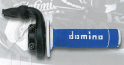 Domino Kurzhub-Gasdrehgriff KRE03 Blau-Weiss