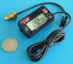 Koso Mini LCD Thermometer beleuchtet